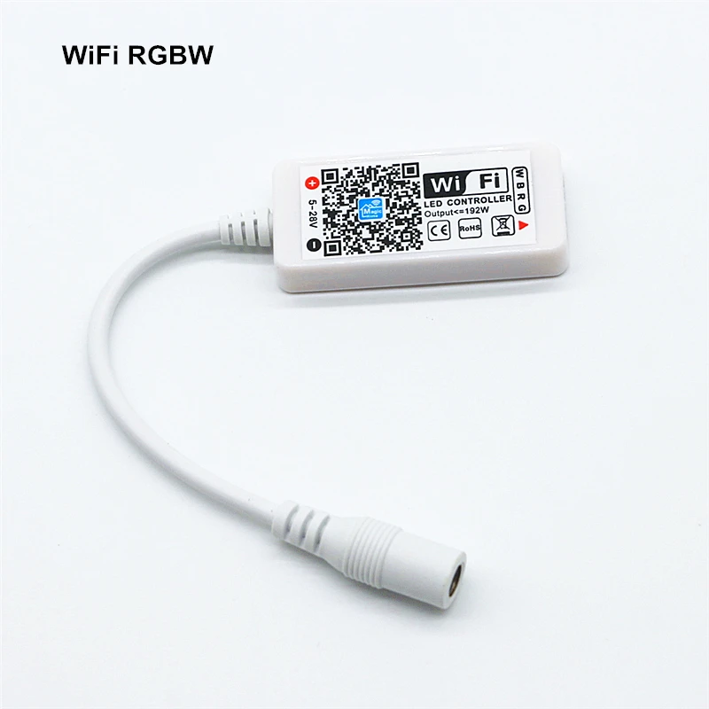 DC 5 в 12 В 24 В мини Bluetooth/WiFi контроллер IOS Android телефон приложение 24Key IR/21Key RF пульт дистанционного управления для RGB RGBW светодиодные полосы