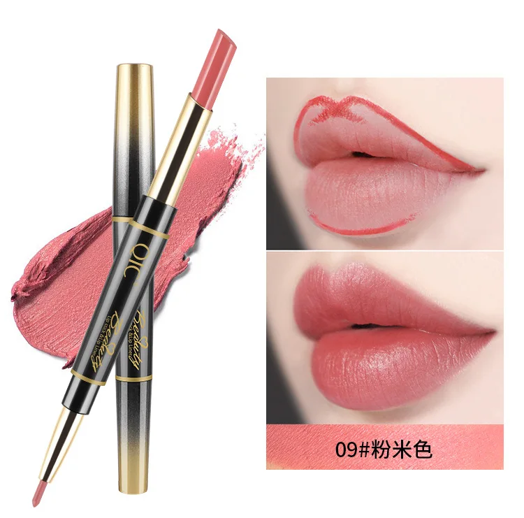 Матовый карандаш для губ с оттенком телесный набор из помад корейская косметика Pintalabios Kyliejenner maquiagem Профессиональный полный губной помады - Цвет: Color 9