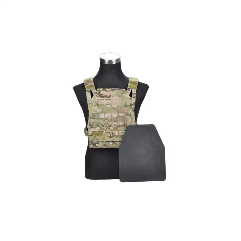 Chaleco de ciclismo al aire libre Pad táctico a prueba de golpes armadura de entrenamiento 2 placas SAPI militar Airsoft Wargame ejército chaleco accesorios para JPC