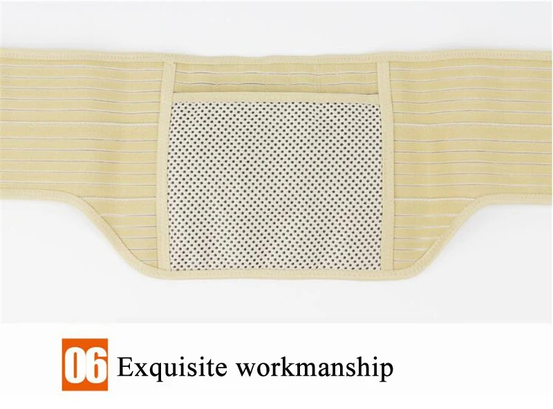 Health Care Adjustable Tourmaline Self heating Magnetic Therapy Back Waist Support Belt Waist  Lumbar Brace Massage Band (18)
