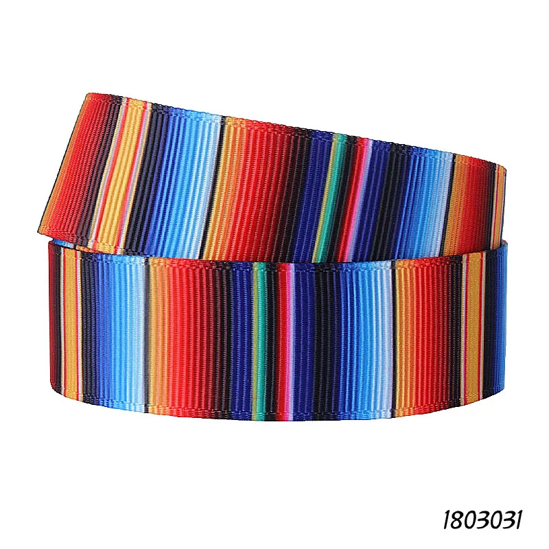 Rainbow Strip Grosgrain Ribbon 5//8 inch wide 3 yards