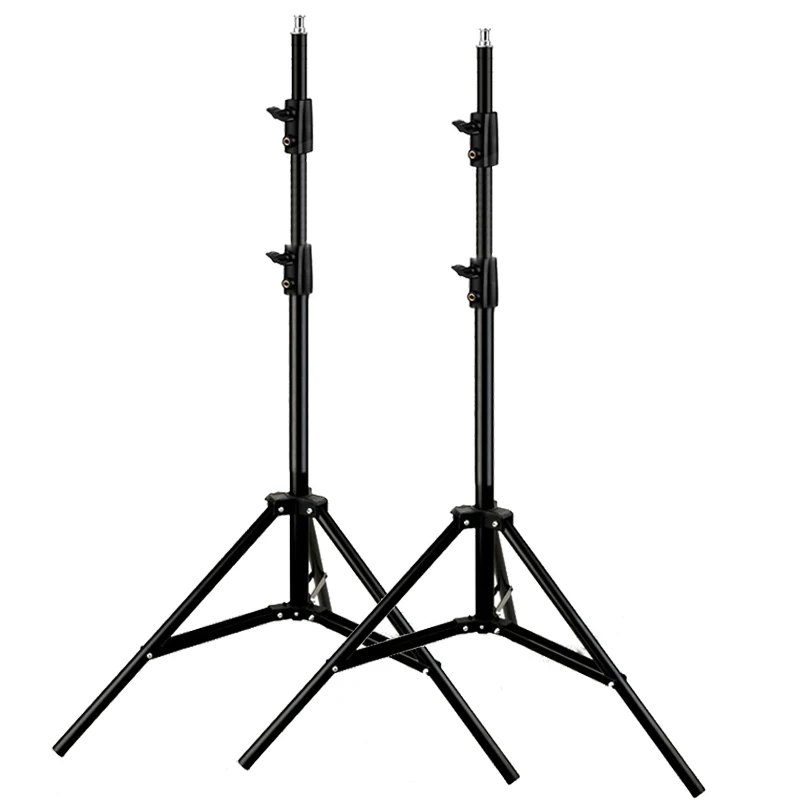 2x 2.8m / 9.2ft Studio Heavy Duty Light Stand + Carrying Bag Set 280cm for Lighting Strobe Flash Video Lights Softbox