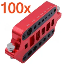 100 шт. алюминиевая паяльная изоляционная станция хобби для XT60 XT90 Deans Разъем типа "банан" RC инструменты