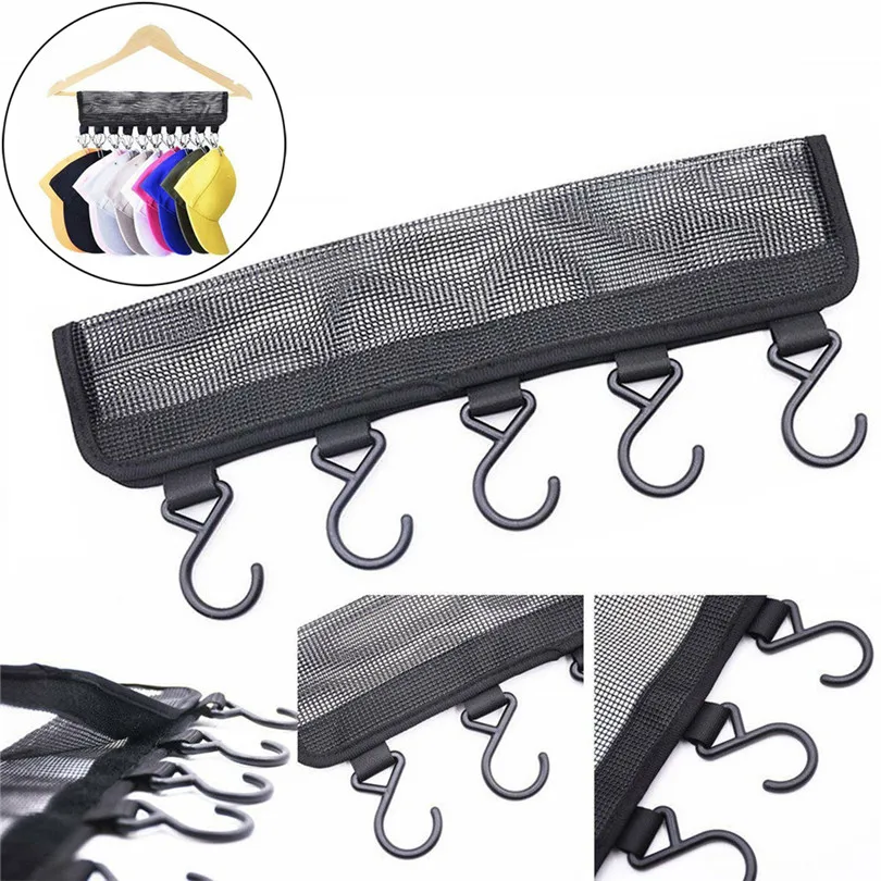 new Door Hooks for Cap Rack Baseball Hat Visors Wall Door Hanger Holder Hook Clip Storage Organizer#3m12