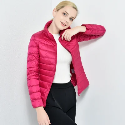Новинка, базовая зимняя куртка s, женская зимняя Вельветовая куртка с капюшоном, зимняя куртка, женская верхняя одежда, теплая, переносная - Цвет: rose Red