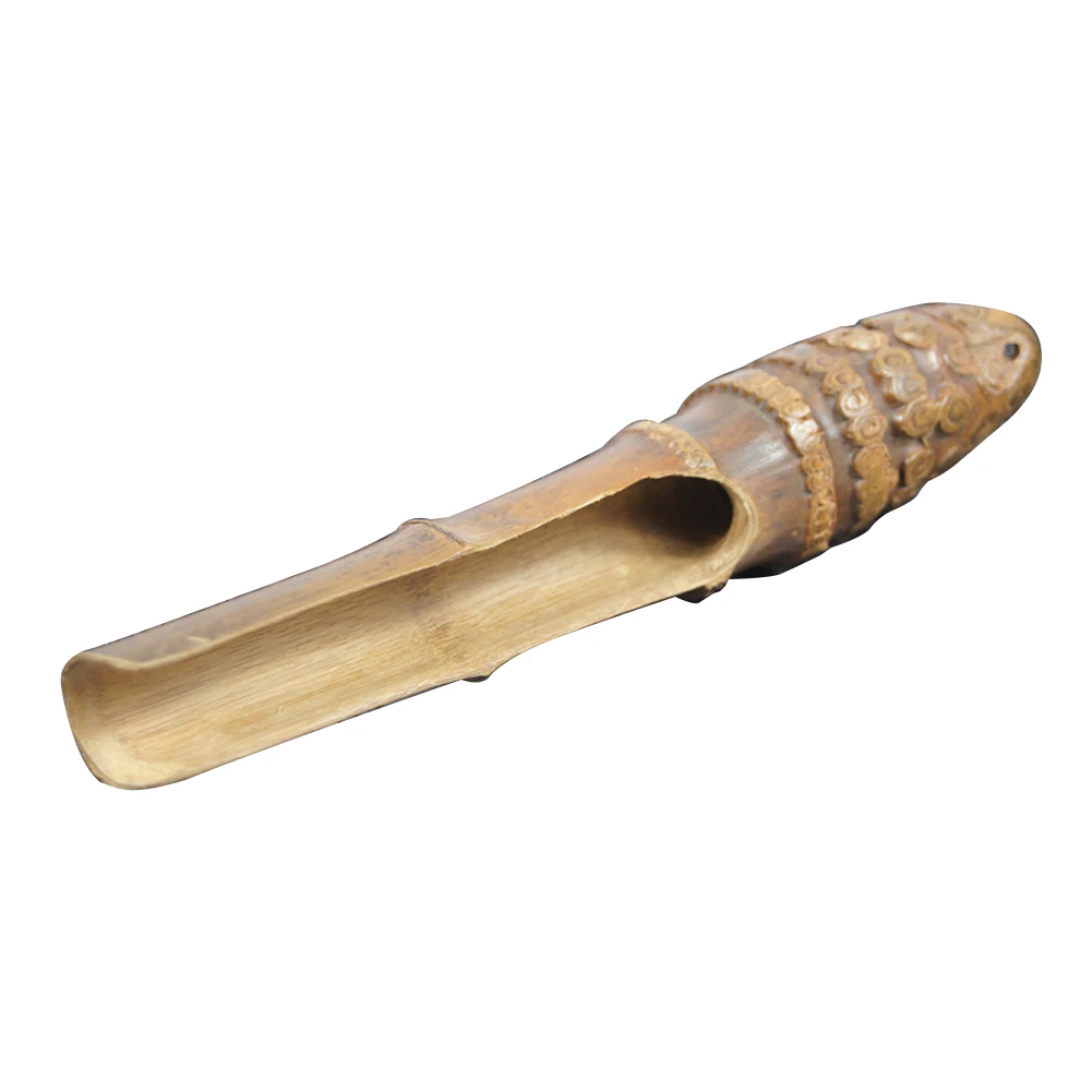 

20cm Tea Ceremony Bamboo Root Coffee Making Retro Spoon Loose Leaf Natural Tea Scoop Gift Kungfu Eco-friendly Hand Crafted Drink
