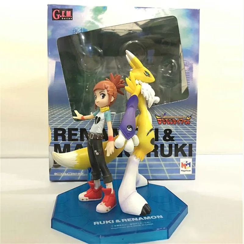 

[PCMOS] 2017 Anime Digimon Tamers Renamon & Doujinshi Ruki 15cm/6inch PVC Figure Model Toy Collection Set New In Box 9021