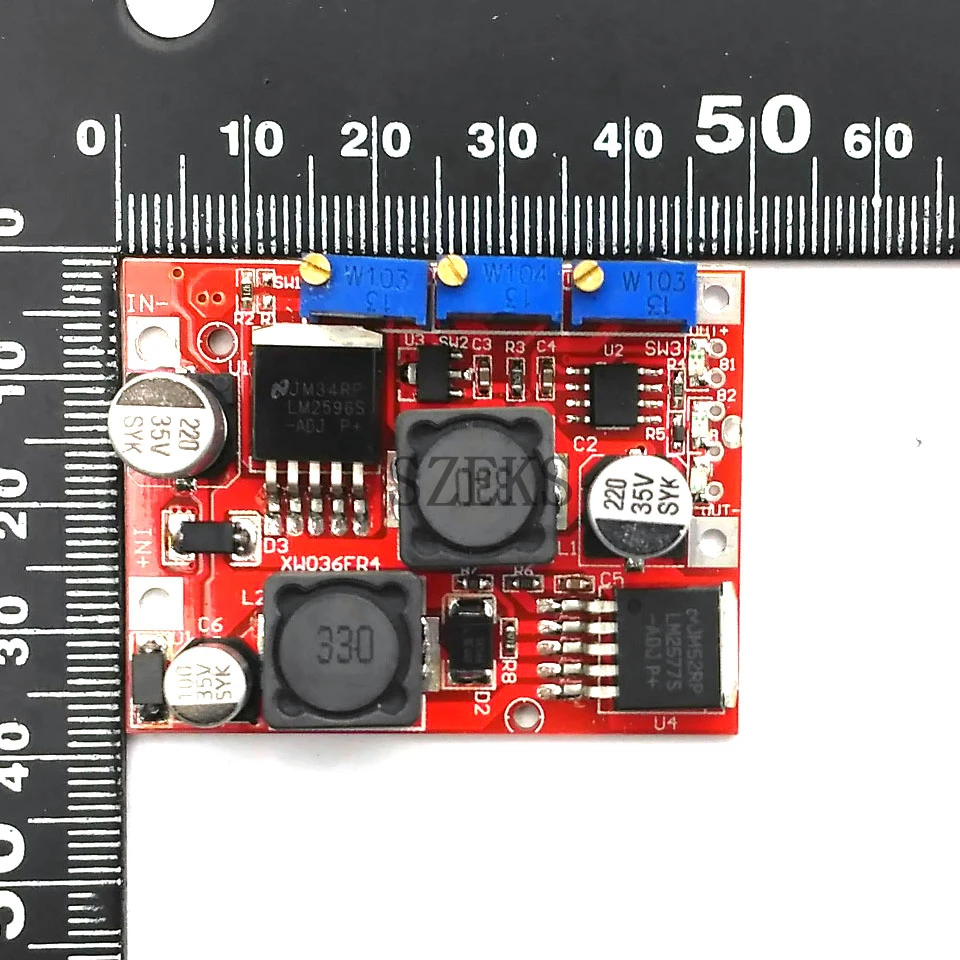 LM2577S LM2596S DC Регулируемый понижающий повышающий преобразователь CC CV модуль