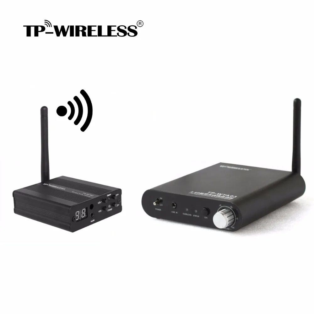 

TP-WIRELESS Wireless Digital Rear Stereo Surround Audio Home Theater Amplifier for 5.1 Home Theater System Solving Wire Problem
