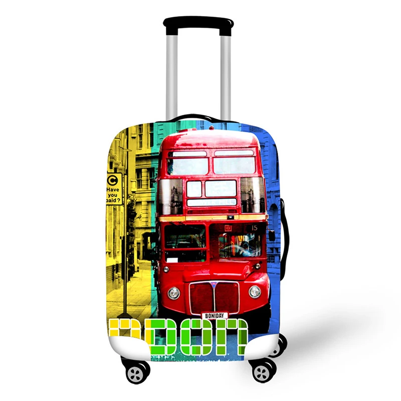 

3D Car Print Travel Accessories Suitcase Protective Covers 18-32 Inch Elastic Luggage Dust Cover Case Stretchable