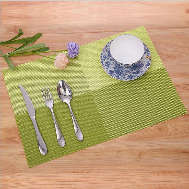 4 PCS/Lot 30*45cm Square Placemats Dining Tables Place Mats Pad