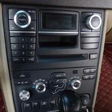 Украшение интерьера автомобиля Acc кондиционер вентилятор Кнопка Аудио Стерео регулятор громкости Ручка кольцо Крышка Комплект для Volvo XC90 2009