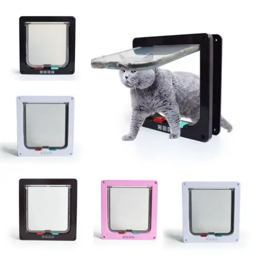 

4 Colours Medium Small Large Pet Cat Puppy Door for Security Door and Screen