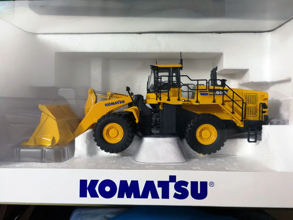 UH 8127 1:50 Komatsu WA600 8 игрушка погрузчик|loader toy|komatsu toystoy loader |