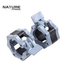 1 Pair Gray 2″ Olympic Weight Lifting Barbell Collars Gym Lock Collars Fitness Body Building Clamps