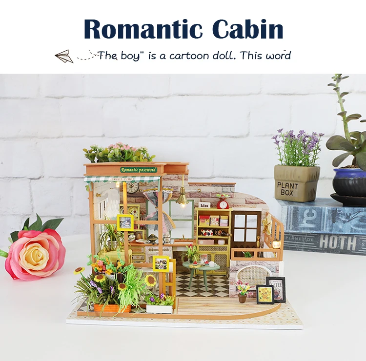 Romantic Password DIY 3D Dollhouse