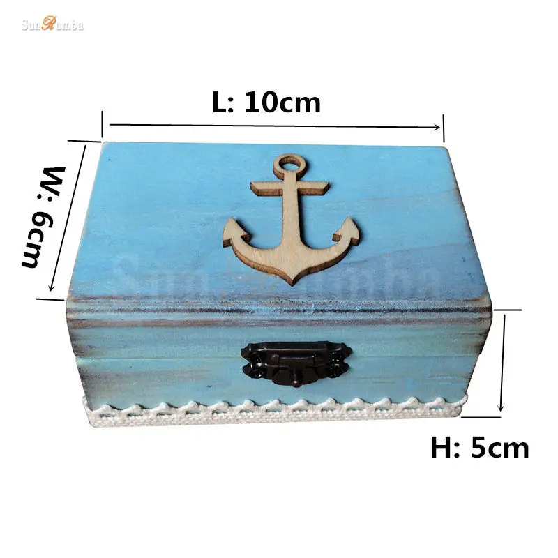 Beach wedding ring box MUW-051-08