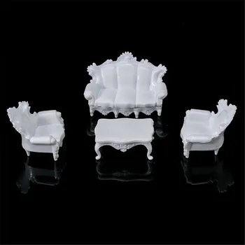

1 Set Dollhouse Sofa Piano Table Miniature Furniture Sets Kids Gift Toys Furniture Toys
