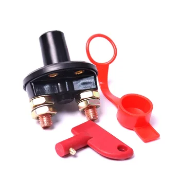 

12/24V Boat Truck Car Battery Disconnect Switch Power Isolator Cut Off Kill Switch and Removable Keys For Auto Car ATV Vehicles