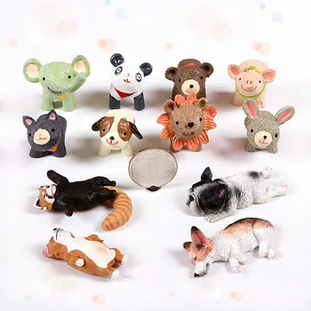 

Mini Cartoon Adornment Animal 3D Magnetic Refrigerator Magnet Stick Creative Cute Puppy Kitten Bear Pigs Decoration Accessories