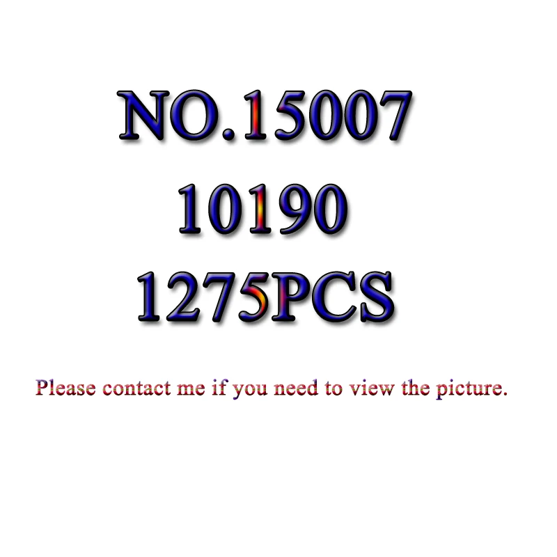 

NEW 15007 1275Pcs Factory City Street European Market Model Building Block Set Bricks Kits Compatible legoinglys 10190 Toys