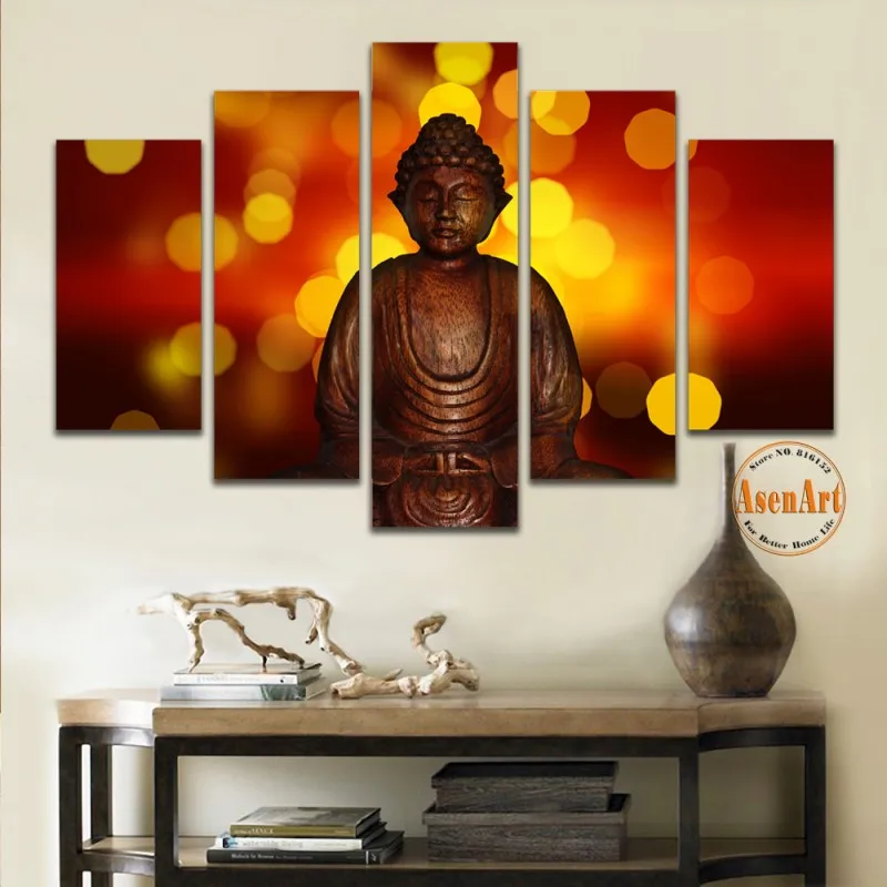 Online get cheap moderne boeddha schilderij aliexpress.com ... Modern woonkamer schilderij