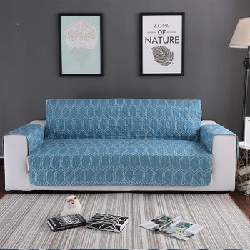 

Printed sanding quilted piece non-slip pet sofa furniture protective cover