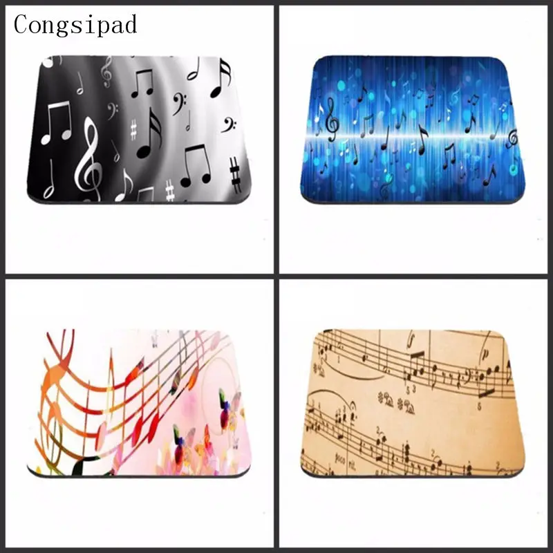 Music Notation  Print Computer Gaming Mouse Pad Gamer Play Mats Customization Supported Decorate You Desk 18*22/25*20/29*25*2cm