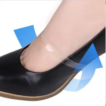 

4.5'' Women Silicone Elastic Shoes Lace Shoe Band 2016 High Quality Adult Transparent High heels Shoe Accessory 3 Pairs/lot