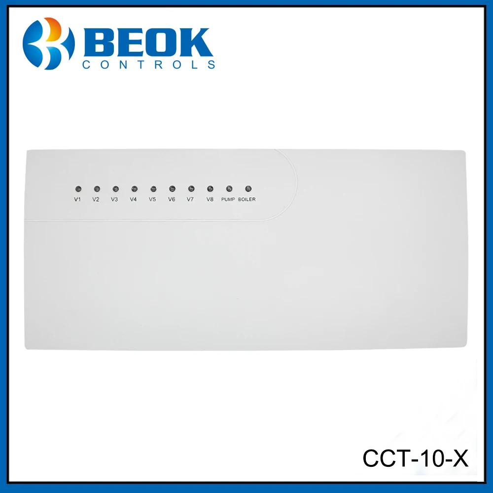 Скидка Beok CCT 10 X беспроводной концентратор контроллер 8 каналов концентратор 8 подкамерный электрический клапан font b lcd b font коробка показывает