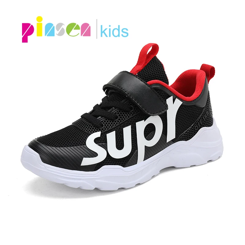

PINSEN 2019 Spring Sneakers Kids Shoes For Boys Breathable Sport Children Shoes Trainers Basket kid Casual Shoes For Girls