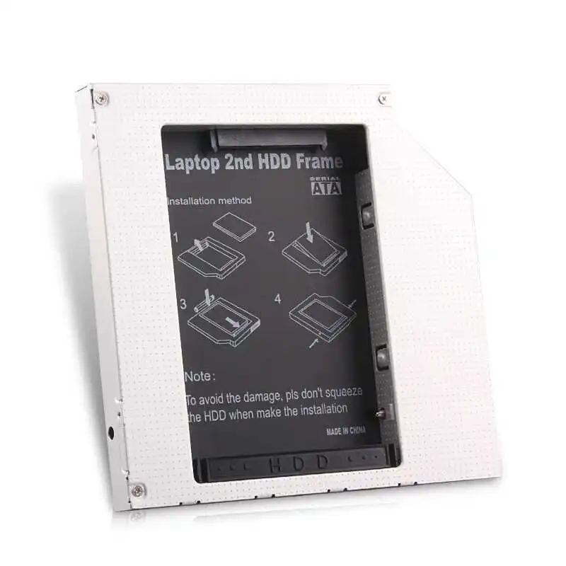 Корпус для второго жесткого диска 9 5 мм IDE SATA 2 &quotSSD корпус HP DELL ASUS ACER TOSHIBA SAMSUNG LENOVO