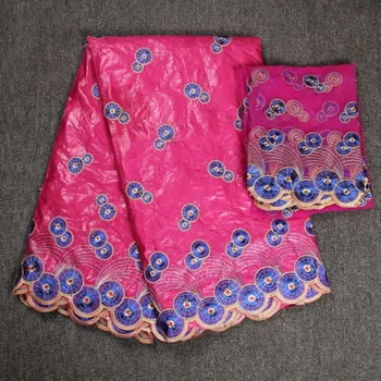 

MAGICFABRIC african bazin fabrics 2018High quality bazin riche getzner fabric embrodery beads nigerian tiuss 7yards HL4052