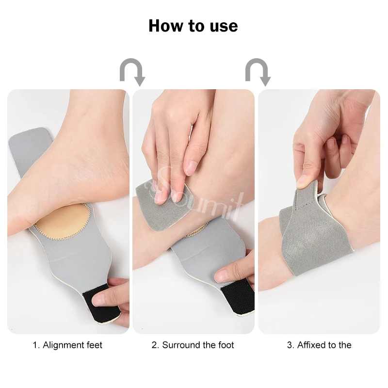 Ортопедические повязки Soumit Arch Support силиконовый Гель для массажа плоскостопия