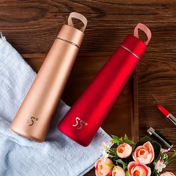 

55 Degree 400ML Mug New Thermos Cup Men Women Portable Vacuum Flask Stainless Steel Student Tea Cup Outdoor Sports