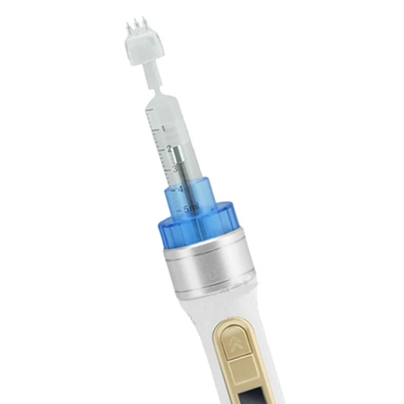 

10 pieces Water mesotherapy Disposable Needles cartridge for 3D Crystal Manual Injectionn 5 Pins Manual Injection pinhead