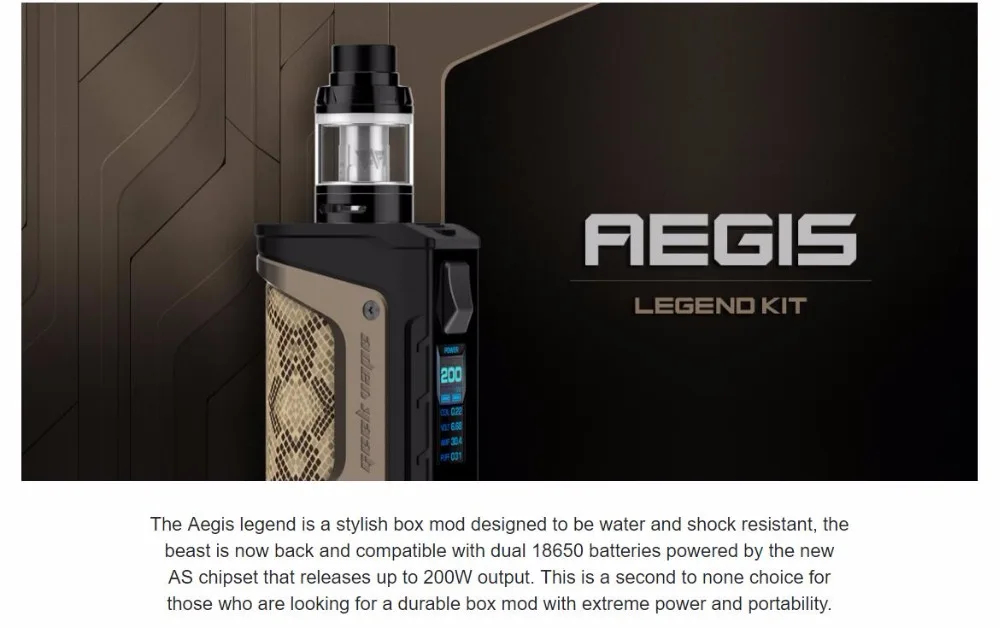 200W Geekvape Aegis Legend