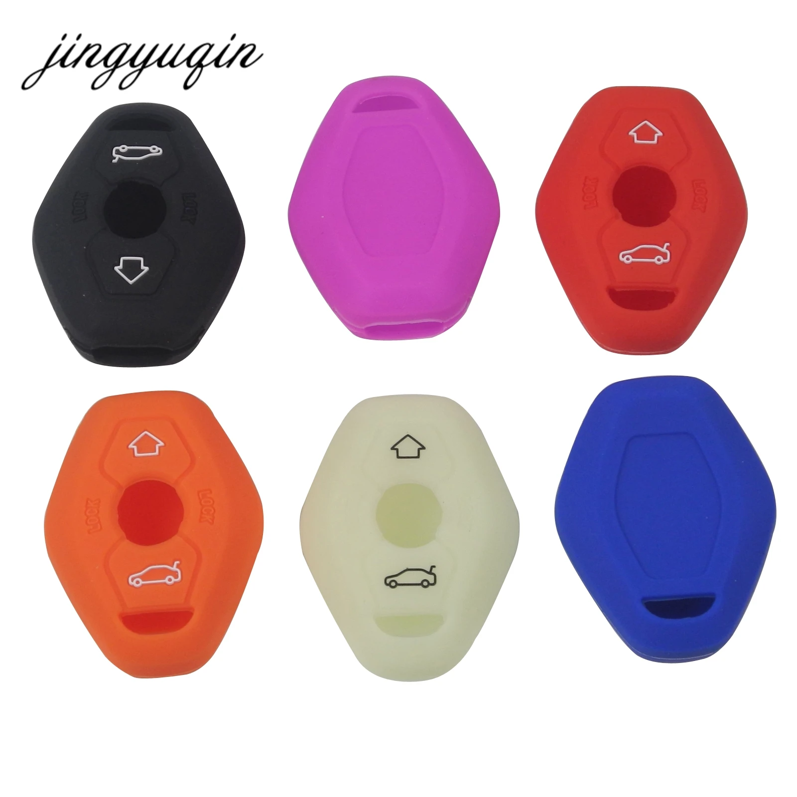 jingyuqin fit for BMW X3 X5 Z3 Z4 3/5/7 Series E38 E39 E46 E83 Silicone Key Remote Case Cover FOB Set Protective Car Accesorries цена jingyuqin fit for BMW X3 X5 Z3 Z4 3/5/7 Series E38 E39 E46 E83 Silicone Key Remote Case Cover FOB Set Protective Car Accesorries цены онлайн