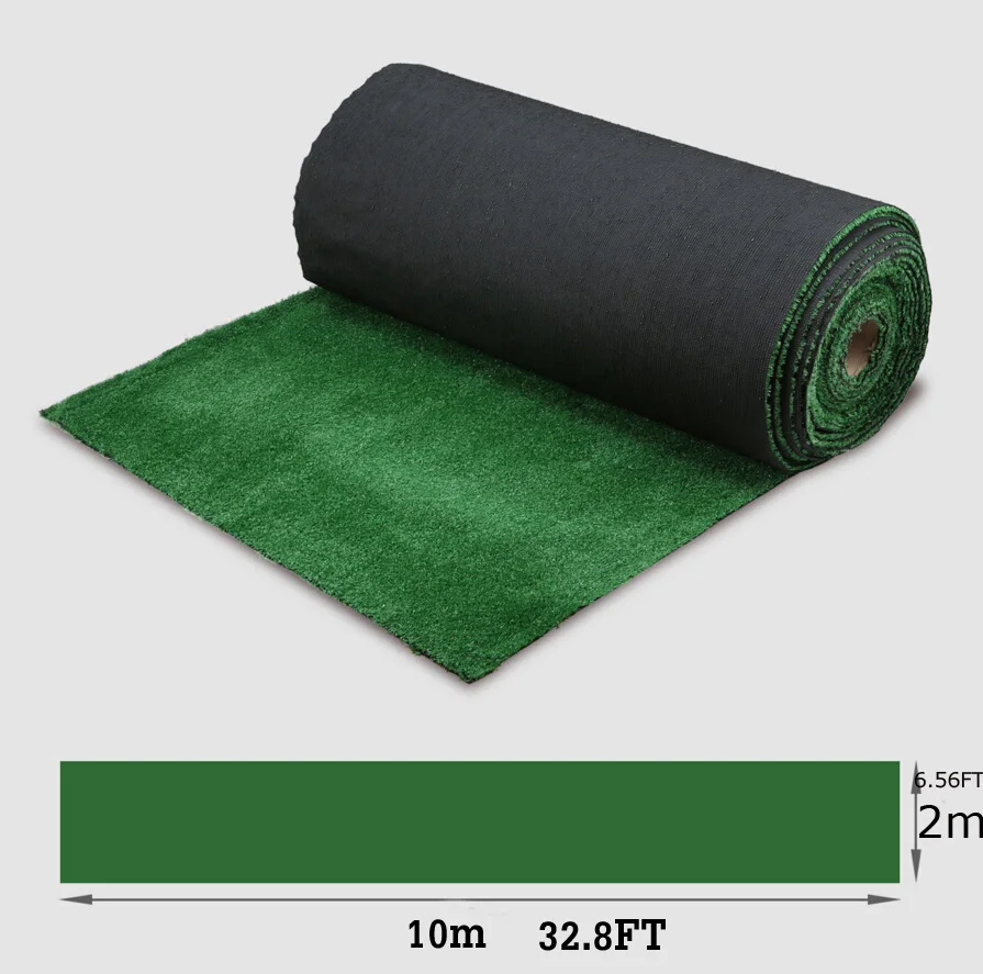 

2*10m Artificial Lawn(1.5cm)artificial grass lawn encryption plastic artificial turf grass carpet lawn home decoration flooring