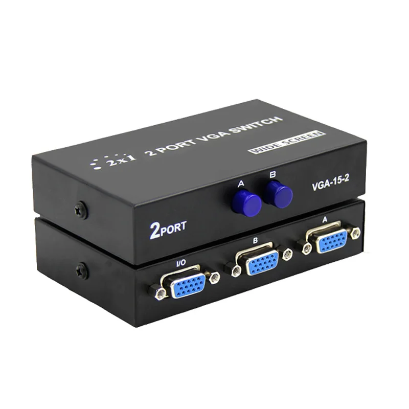 3 порта VGA HD двунаправленный коммутатор 1920*1440 VGA коробка адаптер VGA разветвитель для принтера Мышь Клавиатура распределитель
