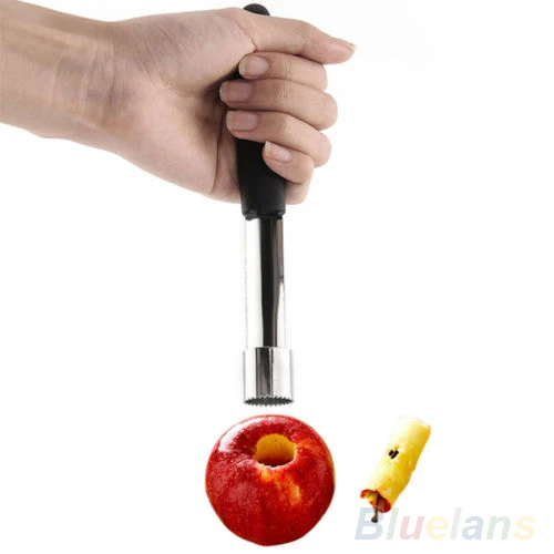 Нож из нержавеющей стали для нарезания яблок приспособление для удаления косточек для фруктов яблок сердцевина груши легкое вращение Кухня инструмент
