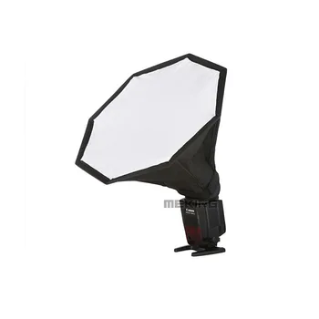

Meking 28cm/11.02in Octagon Softbox For SpeedLight Flash Speedlite Mini Size Super Light Outdoor Wedding Dress Party Shooting