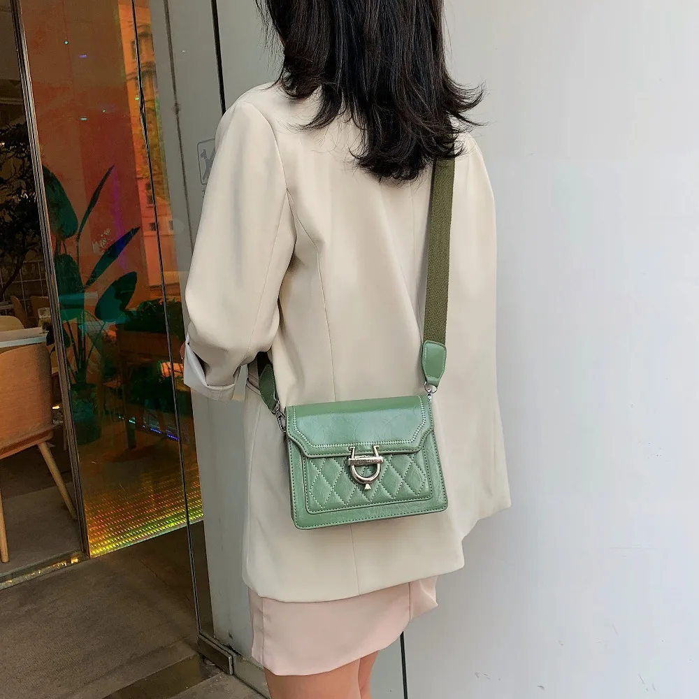 التباين اللون حقيبة Lingge قفل أكياس Crossbody للنساء 2019 السفر الكتف حقيبة ساعي السيدات المحافظ و حقائب عبر الجسم حقيبة