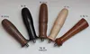 FeiC 1pc 10/12mm Professional Handmade Dalbergia odorifere wooden coffee machine Handle Bowl handle Espresso Tamper Barista ► Photo 2/3