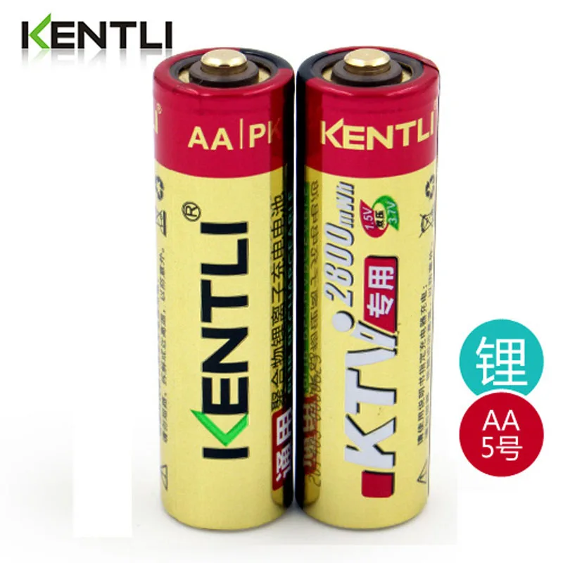 ФОТО 8pcs KENTLI 1.5V AA PK5 2800mWh rechargeable lithium li-ion batteries batterie+ 4 slots quick AA charger