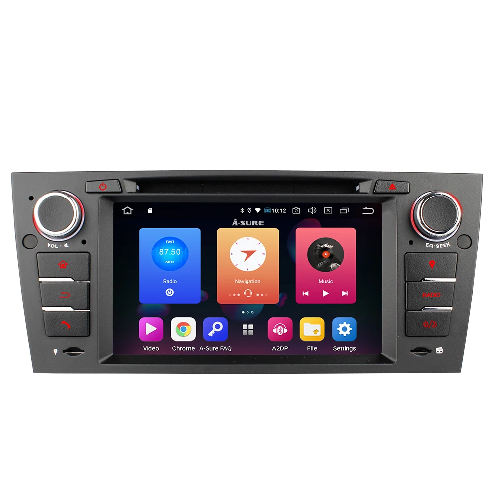Cheap A-Sure 7" IPS Android 9.0 Car Auto Radio GPS DVD CD Player Navigation For BMW E90 E91 E92 E93 Navi 318 320 325 330 330 DAB+ 2