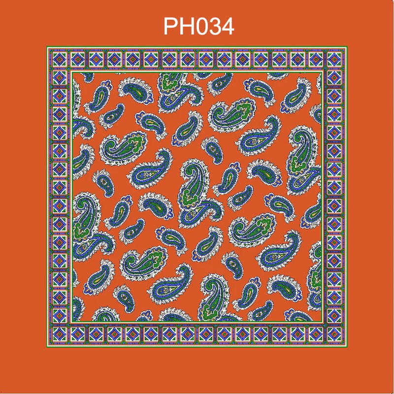 Портной Смит Роскошные 33X33 см большой платок Пейсли Цветочный горошек карманные квадраты из микрофибры трафаретной печати мужские носовые платки