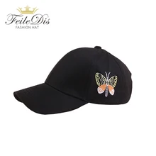[FEILEDIS] Горячая Мода butterflyMen Женская Бейсболка s весна лето солнцезащитные шляпы для женщин Твердые Snapback кепки LR-25