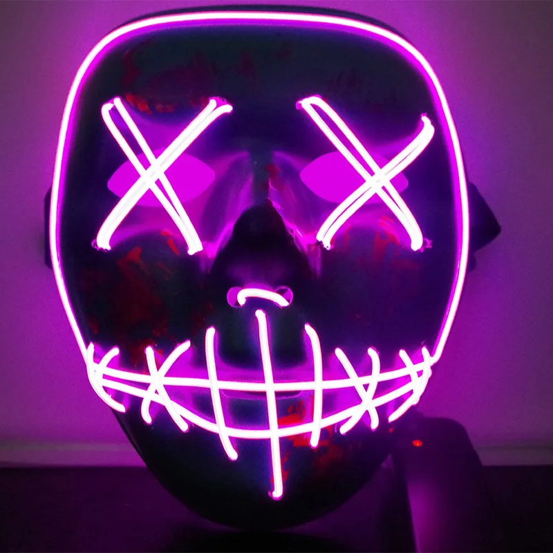 Funny Halloween Mask LED Light Up Masks The Purge Election Year Great