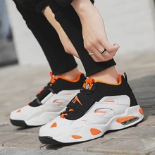 Новые Легкие беговые баскетбольные кроссовки в стиле ретро мужские кроссовки Basquete Tenis амортизация воздуха мужские спортивные женские кроссовки детские теплые Популярные